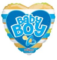 18" Baby Boy Big Lleters Balloon