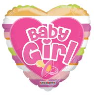 18" Baby Girl Big Lleters Balloon