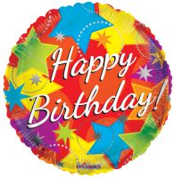 09" Bday Bright Stars Balloon