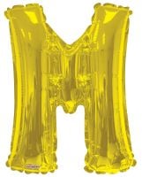 34" Gold Letter M Balloon