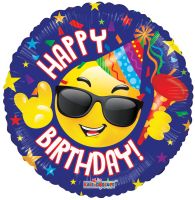09" Birthday Party Smiley Balloon