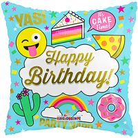 18" Birthday Juvenile Balloon