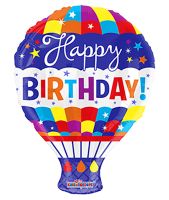 18" Birthday Hot Air Balloon Shape