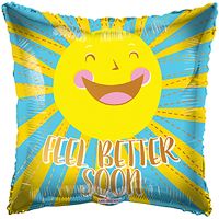 09" Feel Better Happy Sun Balloon