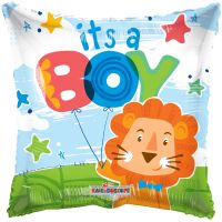 18" It's A Boy Lion Balloon