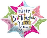 18" Happy Birthday to You Shape Balloon