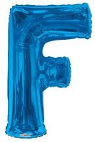 34" Royal Blue Letter F Balloon