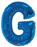 34" Royal Blue Letter G Balloon