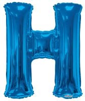 34" Royal Blue Letter H Balloon