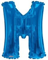 34" Royal Blue Letter M Balloon