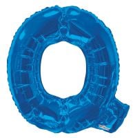 34" Royal Blue Letter Q Balloon