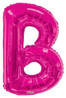 34" Pink Letter B Balloon