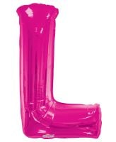 34" Pink Letter L Balloon