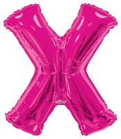 34" Pink Letter X Balloon