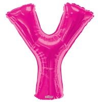 34" Pink Letter Y Balloon