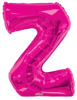 34" Pink Letter Z Balloon