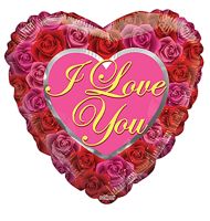 09" Love with Roses Balloon