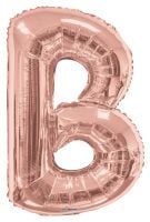 34" Rose Gold Letter B Balloon