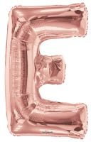 34" Rose Gold Letter E Balloon
