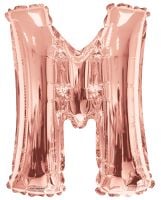 34" Rose Gold Letter M Balloon
