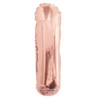 14" Rose Gold Letter I Balloon