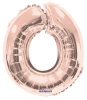 14" Rose Gold Letter O Balloon