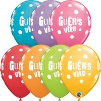 11" Gueris vite pois Festival Assortment (50pcs) Balloons