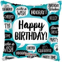 18" Birthday Bubbles Balloon