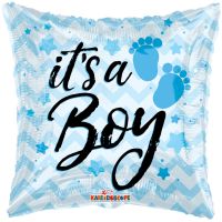 18" It's A Boy Chevron Balloon