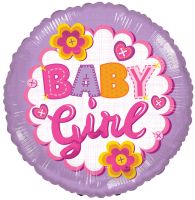 18" Baby Girl Quilt Balloon