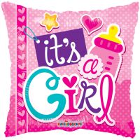 18" It's A Girl Elements Balloon