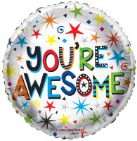 18" You're Awesome Balloon