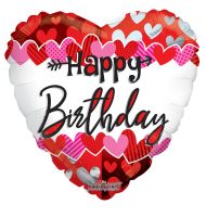 18" Birthday With Love Balloon