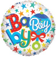 18" Baby Boy Rattle Balloon