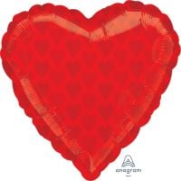 18" Shape Red Heart Balloon
