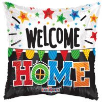 18" Welcome Home Pennants Balloon