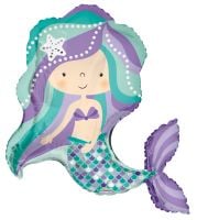 36" Mermaid Shape Balloon