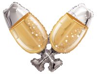 36" Champagne Glasses Shape Balloon