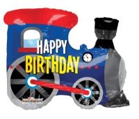 12" Birthday Choo Choo Shape Balloon