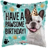 18" Have A Pawsome Bday! Balloon