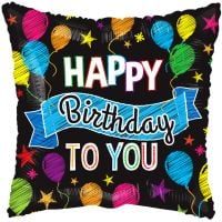04" Birthday Balloons & Banner