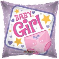 18" Baby Diaper Pink Balloon
