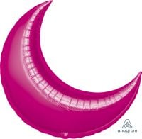 Crescent 35" Fuchsia Balloon