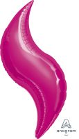 Curve 42" Fuchsia Balloon