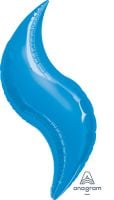 Curve 36" Blue Balloon