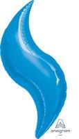 Curve 42" Blue Balloon
