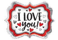 18" I Love You Marquee Balloon