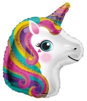 12" Colorful Unicorn Balloon