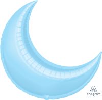Crescent 35" Pastel Blue Balloon