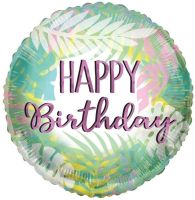 18" Birthday Leaves Balloon